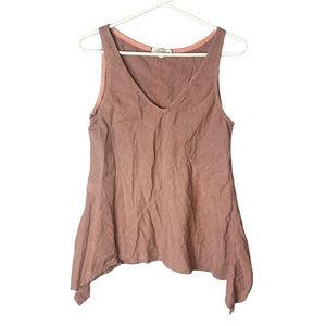 Prairie Underground Women’s Striped Organic Cotton Tank Top Size Medium